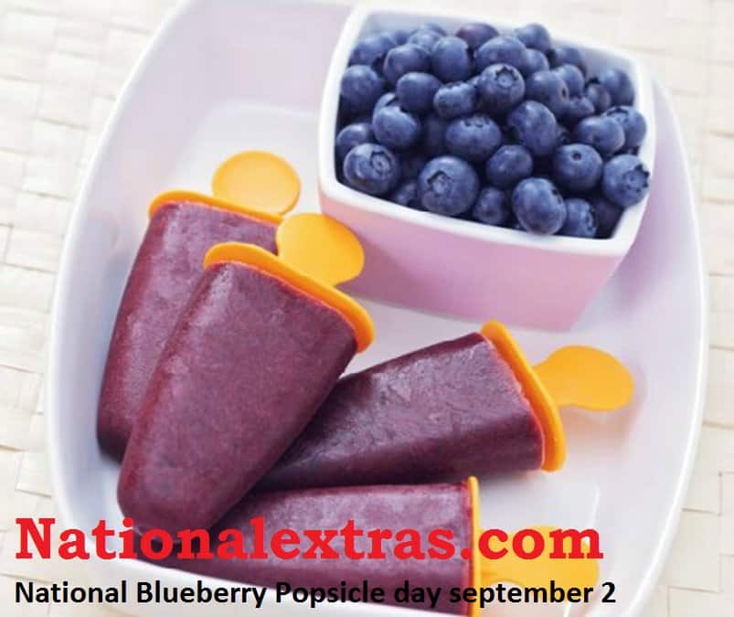 National Blueberry Popsicle dayseptember 2 , and,Month
