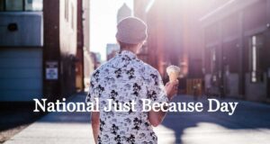 national just because day 2020